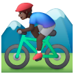 Homem Fazendo Mountain Bike: Pele Escura para Samsung One UI 7.0 April 2025