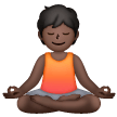 Pessoa Na Posição De Lótus: Pele Escura para Samsung One UI 7.0 April 2025