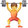 Person Lifting Weights for Samsung One UI 7.0 April 2025