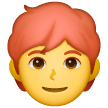 Person: Red Hair for Samsung One UI 7.0 April 2025