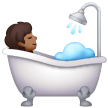 Pessoa Tomando Banho: Pele Morena Escura para Samsung One UI 7.0 April 2025