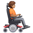 Person in Motorized Wheelchair Facing Right: Medium Skin Tone Person in Motorized Wheelchair Facing Right: Medium Skin Tone