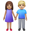 Mulher And Homem Holding Hands: Pele Morena, Pele Morena Clara para Samsung One UI 7.0 April 2025
