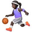 Mulher Jogando Basquete: Pele Escura para Samsung One UI 7.0 April 2025