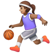 Mulher Jogando Basquete: Pele Morena para Samsung One UI 7.0 April 2025