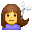 Mulher Cortando O Cabelo para Samsung One UI 7.0 April 2025