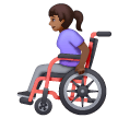 Woman in Manual Wheelchair: Medium-Dark Skin Tone Woman in Manual Wheelchair: Medium-Dark Skin Tone