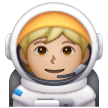 Astronauta: Tom de Pele Médio-Claro