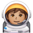 Astronauta: Tom de Pele Médio