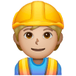 Trabalhador De Construção Civil: Tom de Pele Médio-Claro