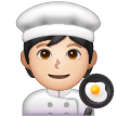 Chef De Cozinha: Tom de Pele Claro