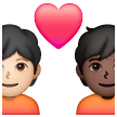 Casal Apaixonado: Pessoa, Pessoa, Tom de Pele Claro, Tom de Pele Escuro