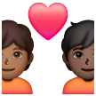 Casal Apaixonado: Pessoa, Pessoa, Tom de Pele Médio-Escuro, Tom de Pele Escuro