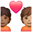 Casal Apaixonado: Pessoa, Pessoa, Tom de Pele Médio-Escuro, Tom de Pele Médio