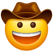 Rosto Com Chapéu De Caubói