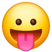 Rosto Mostrando A Língua
