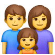 Família: Homem, Mulher, Menina