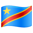 Bandera: República Democrática del Congo
