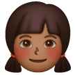 Menina: Tom de Pele Médio-Escuro