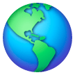Globo Terráqueo Mostrando América