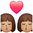 Beijo: Mulher, Mulher, Tom de Pele Médio