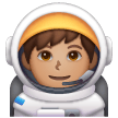Astronauta Homem: Tom de Pele Médio