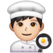 Cozinheiro: Tom de Pele Claro