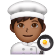 Cozinheiro: Tom de Pele Médio-Escuro