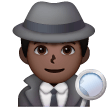 Detective Hombre: Tono de Piel Oscuro