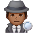 Detective Hombre: Tono de Piel Oscuro Medio