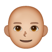 Homem: Tom de Pele Médio-Claro, Careca
