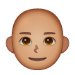 Homem: Tom de Pele Médio, Careca