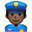 Policial Homem: Tom de Pele Escuro