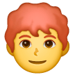 Homem: Cabelo Ruivo