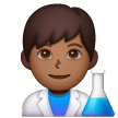 Cientista Homem: Tom de Pele Médio-Escuro