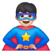 Homem Super-Herói: Tom de Pele Claro