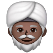 Homem Com Turbante: Tom de Pele Escuro