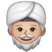 Homem Com Turbante: Tom de Pele Médio-Claro
