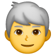 Homem: Cabelo Branco