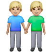 Dois Homens De Mãos Dadas: Tom de Pele Médio-Claro