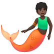 Pessoa Sereia: Tom de Pele Escuro