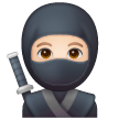Ninja: Tom de Pele Claro