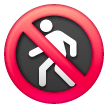 Prohibido El Paso De Peatones