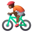 Ciclista: Tom de Pele Médio-Escuro