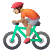 Ciclista: Tom de Pele Médio-Claro
