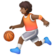 Pessoa Jogando Basquete: Tom de Pele Médio-Escuro