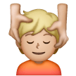 Pessoa Recebendo Massagem Facial: Tom de Pele Médio-Claro