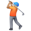 Golfista: Tom de Pele Médio-Claro