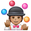 Malabarista: Tom de Pele Médio