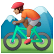 Pessoa Fazendo Mountain Bike: Tom de Pele Médio